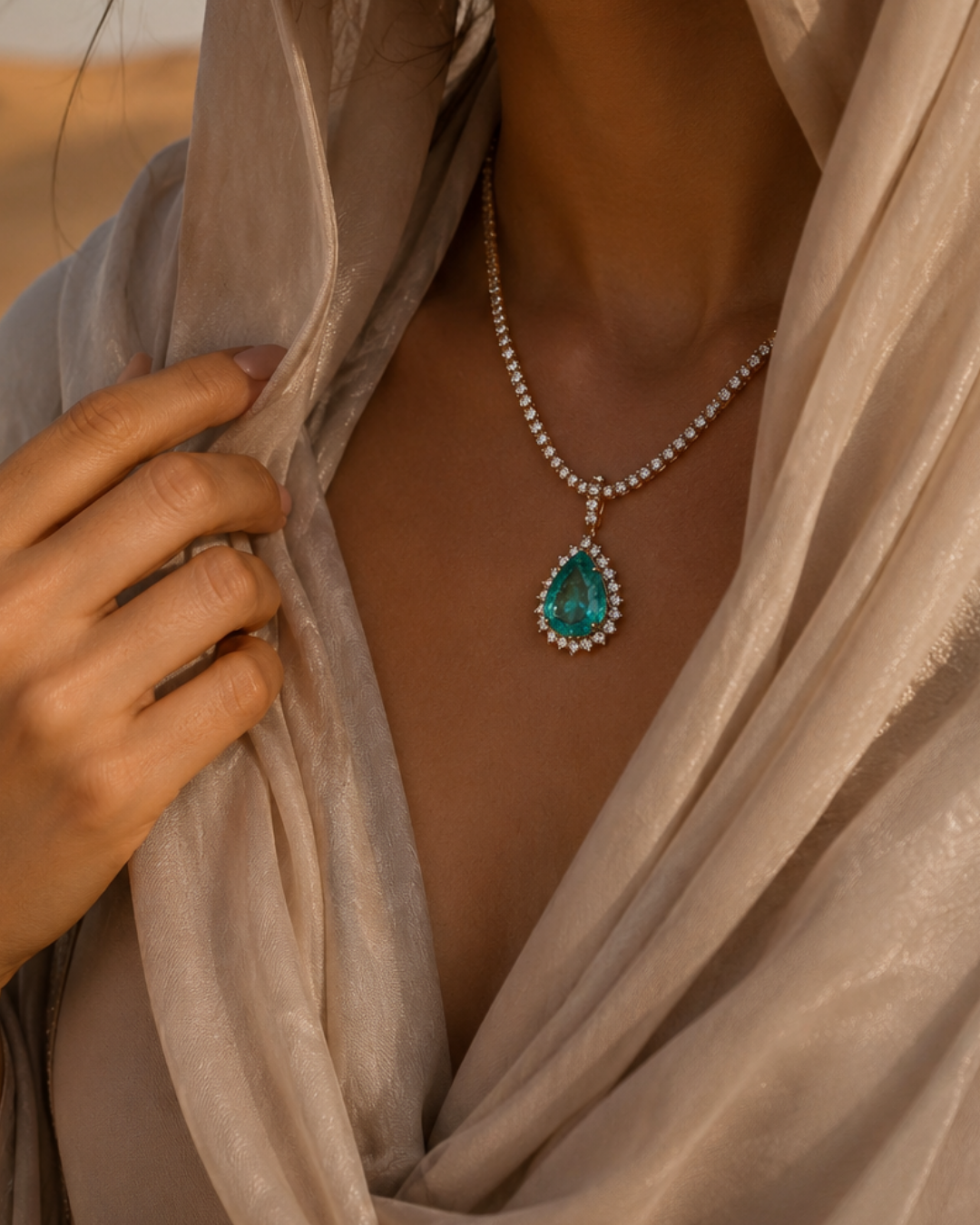 The Unique Gallery Dubai Downtown Paraiba tourmaline Gemstone Diamond Jewellery Investment